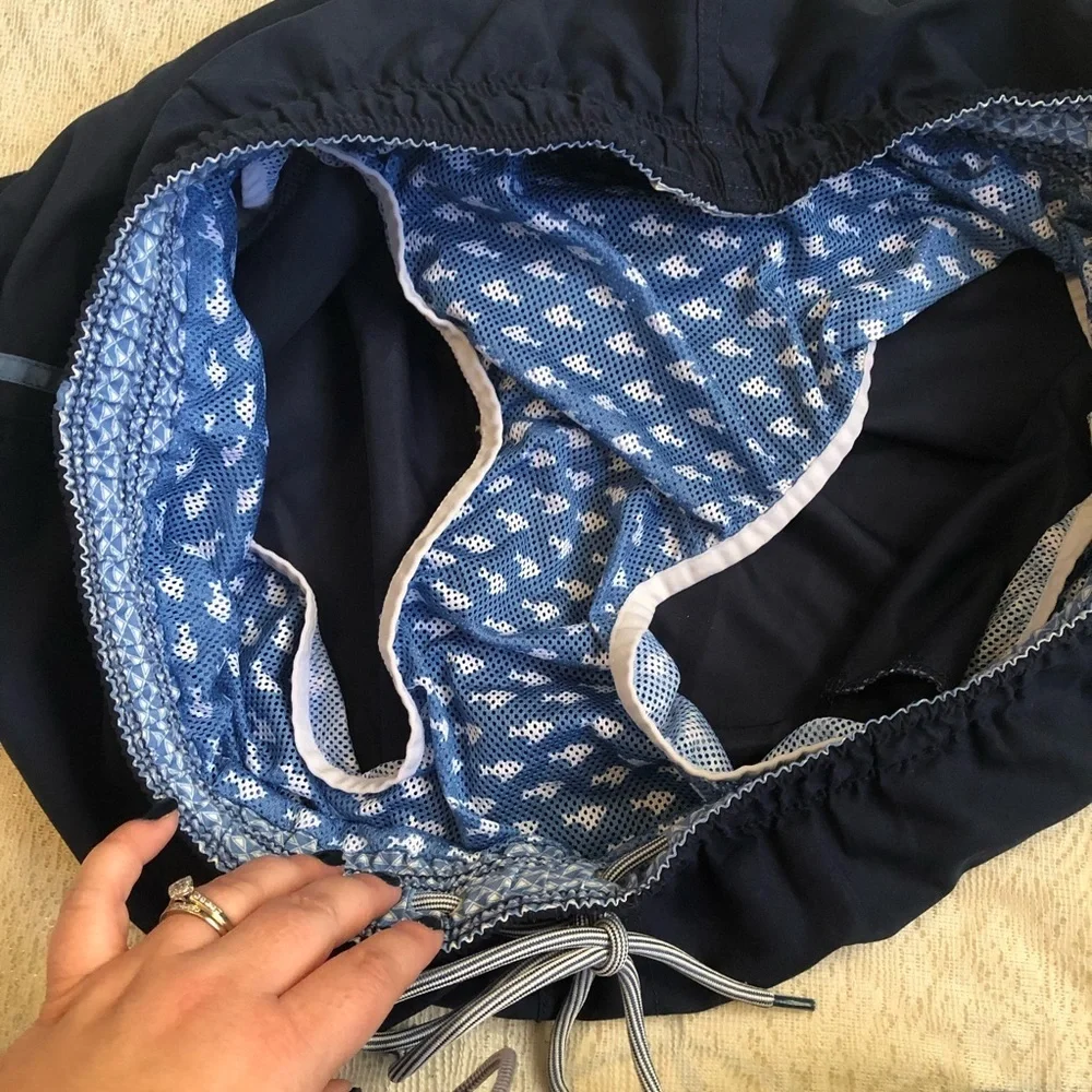 Men’s Ted Baker lined drawstring swim trunks